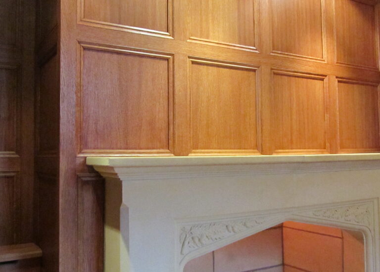 Heritage Oak Panelling Stained With Medium Oak