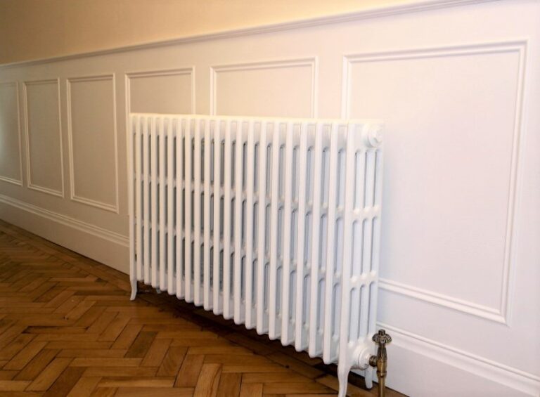 Victorian Panelling Heritage Design With Cast Iron Radiator