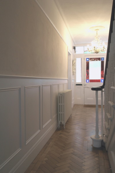 Victorian Entrance Hallway with Heritage Wall Panels