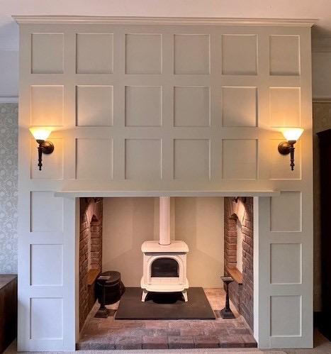 Shaker Feature Chimney Breast Arts and Crafts Home