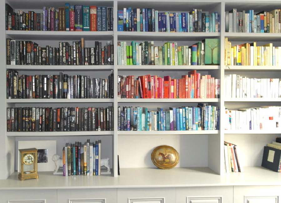 Built In Shelving Large Bookcase