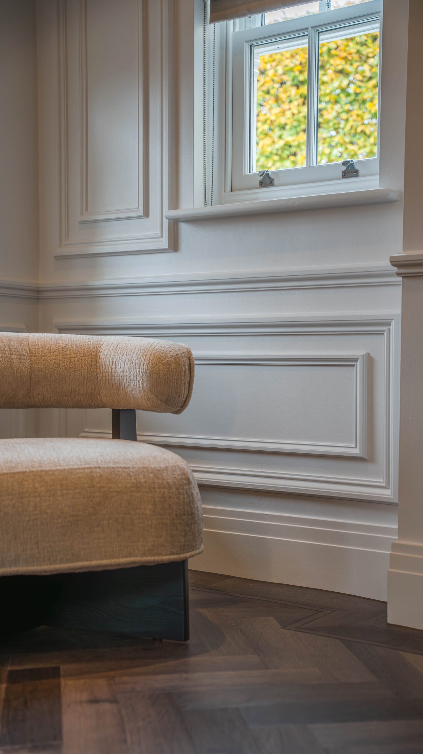 Double Boiserie Wall panel Mouldings Loughton Essex Project